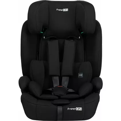 Scaun auto, FreeON, Uran, Pentru copii, I-Size, 76 - 150 cm/ 1 - 12 ani, Cu tetiera reglabila in 14 pozitii, Conform cu standardul european de securitate ECE R129, Black
