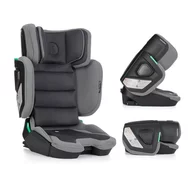 Scaun auto, Petite&Mars, Flex Pro i-Size, Orientare in directia sensului de mers, Tetiera reglabila in 8 pozitii, cu Isofix, Pliabil, R129, 100-150 cm, 3-12 ani, Gri