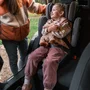 Scaun auto, Petite&Mars, Flex Pro i-Size, Orientare in directia sensului de mers, Tetiera reglabila in 8 pozitii, cu Isofix, Pliabil, R129, 100-150 cm, 3-12 ani, Gri - 2