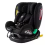 Scaun auto Platinum Deluxe i-Size Buf Boof cu isofix rotativ 360 grade Top Tether SIPS 40-150 cm 0-36 kg BlackJeans - 1