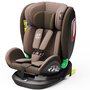Scaun auto Platinum Deluxe i-Size Buf Boof cu isofix rotativ 360 grade Top Tether SIPS 40-150 cm 0-36 kg Coffee - 1
