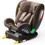 Scaun auto Platinum Deluxe i-Size Buf Boof cu isofix rotativ 360 grade Top Tether SIPS 40-150 cm 0-36 kg Coffee - 5