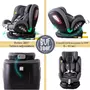 Scaun auto Platinum Deluxe i-Size Buf Boof cu isofix rotativ 360 grade Top Tether SIPS 40-150 cm 0-36 kg SimpleGrey - 14