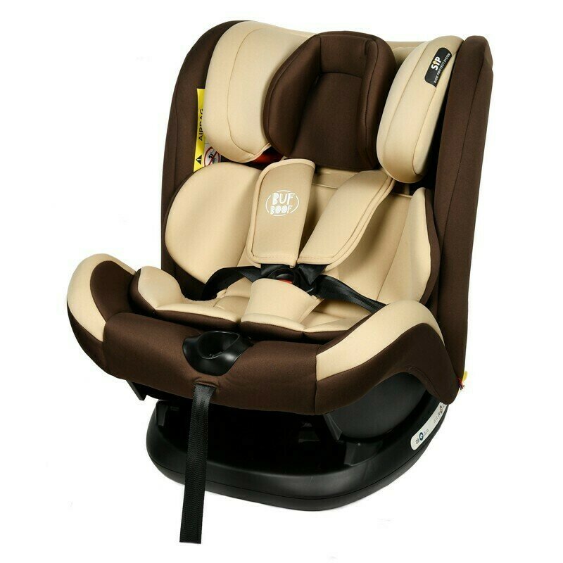 Buf boof - scaun auto riola plus cu isofix 0-36 kg coffee light