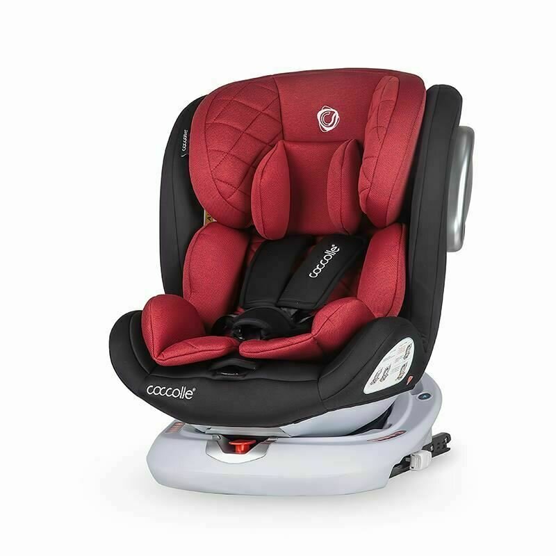 Coccolle - scaun auto rotativ 0-36 kg lyra dahlia red