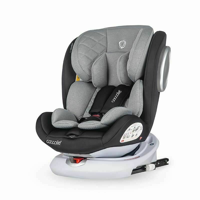 Coccolle - scaun auto rotativ 0-36 kg lyra greystone