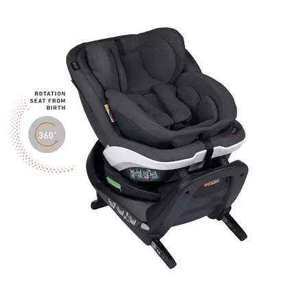 Scaun auto rotativ iZi Turn B i-Size - Metallic Melange