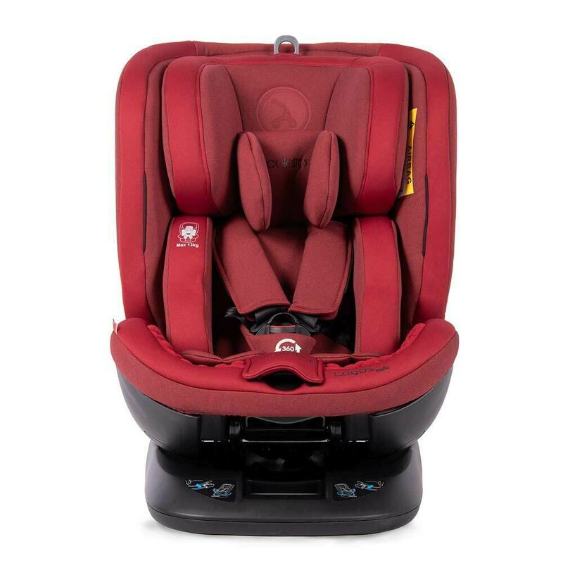 Coletto - scaun auto rotativ rear facing cu isofix si centura top tether logos rosu 0-36 kg