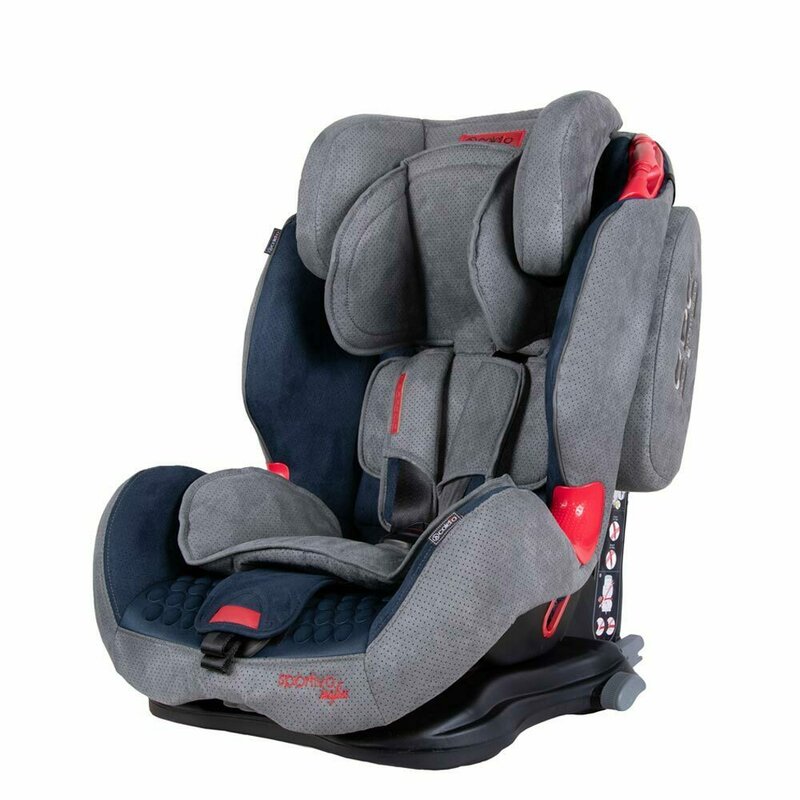scaun auto copii cu pozitie de somn Coletto - Scaun auto Sportivo Spatar reglabil, Pozitie de somn, Protectie laterala, 9-36 Kg, Albastru