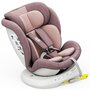Scaun Auto Tweety Plus DELUXE BUF BOOF iSIZE LightPurple cu Isofix rotativ 360 grade 40-150 cm - 9