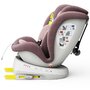 Scaun Auto Tweety Plus DELUXE BUF BOOF iSIZE LightPurple cu Isofix rotativ 360 grade 40-150 cm - 12