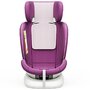 Scaun Auto Tweety Plus DELUXE BUF BOOF iSIZE Purple cu Isofix rotativ 360 grade 40-150 cm - 4
