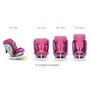 Scaun Auto Tweety Plus DELUXE BUF BOOF iSIZE UnicornPink cu Isofix rotativ 360 grade 40-150 cm - 13