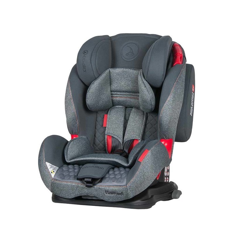 Coletto - Scaun auto Vivaro, cu Isofix , 9-36 kg , Grey