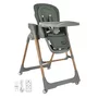 Scaun de masa 2 in 1, Bebe Stars, Serenna, Poate fi utilizat ca si leagan pentru copii, Cu telecomanda, Conform cu  EN12790-1,2:2023, EN71-3:2019+A1:2021, EN14988:2017+A2:2024, Green - 1