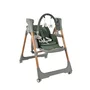 Scaun de masa 2 in 1, Bebe Stars, Serenna, Poate fi utilizat ca si leagan pentru copii, Cu telecomanda, Conform cu  EN12790-1,2:2023, EN71-3:2019+A1:2021, EN14988:2017+A2:2024, Green - 2