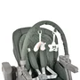 Scaun de masa 2 in 1, Bebe Stars, Serenna, Poate fi utilizat ca si leagan pentru copii, Cu telecomanda, Conform cu  EN12790-1,2:2023, EN71-3:2019+A1:2021, EN14988:2017+A2:2024, Green - 9