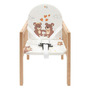 Scaun de masa, New Baby, 2 in 1, Transformabil in masuta si scaun, Din lemn, Inaltime 93 cm, Victory Natur - 4