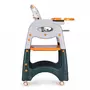 Scaun de masa 2 in 1 pentru copii Ecotoys HA-033 - Portocaliu - 3