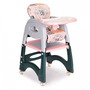 Scaun de masa 2 in 1 pentru copii Ecotoys HA-033 - Roz - 1