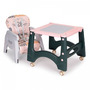 Scaun de masa 2 in 1 pentru copii Ecotoys HA-033 - Roz - 4