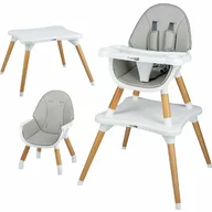 Black Friday - Reduceri Scaun de masa, FreeON, Eos, 3 in 1, Multifunctional, Cu tavita reglabila si detasabila, Conform cu standardul european de securitate EN 14988:2017+A1:2020, Grey Promotie