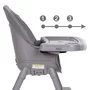 Scaun de masa 4 in 1 Kidwell EATAN Gray - 7