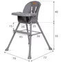 Scaun de masa 4 in 1 Kidwell EATAN Gray - 10