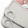 Scaun de masa, Baby Mix, Freya, Multifunctional, Pana la 15 kg, Cu tavita dubla reglabila, Cu suport pentru picioare, Usor de transportat, Conform cu EN 14988+A1:2020-07, 6-36 luni, Dusty Pink - 5