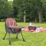 Scaun de masa, Bebe Stars, Comfy, Transformabil in scaun de joaca, Pliabil, Pana la 15 kg, Cu spatar inclinabil in 3 pozitii, Cu tavita dubla detasabila, Conform cu EN14988:2017, 6 luni+, Apple - 3