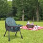 Scaun de masa, Bebe Stars, Comfy, Transformabil in scaun de joaca, Pliabil, Pana la 15 kg, Cu spatar inclinabil in 3 pozitii, Cu tavita dubla detasabila, Conform cu EN14988:2017, 6 luni+, Petrol - 3