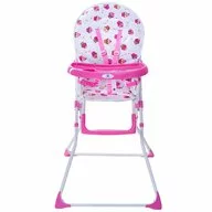 Scaun de masa, KidsCare, Bimba, Fix, Pliabil, Din metal, Pana in 15 kg, Roz