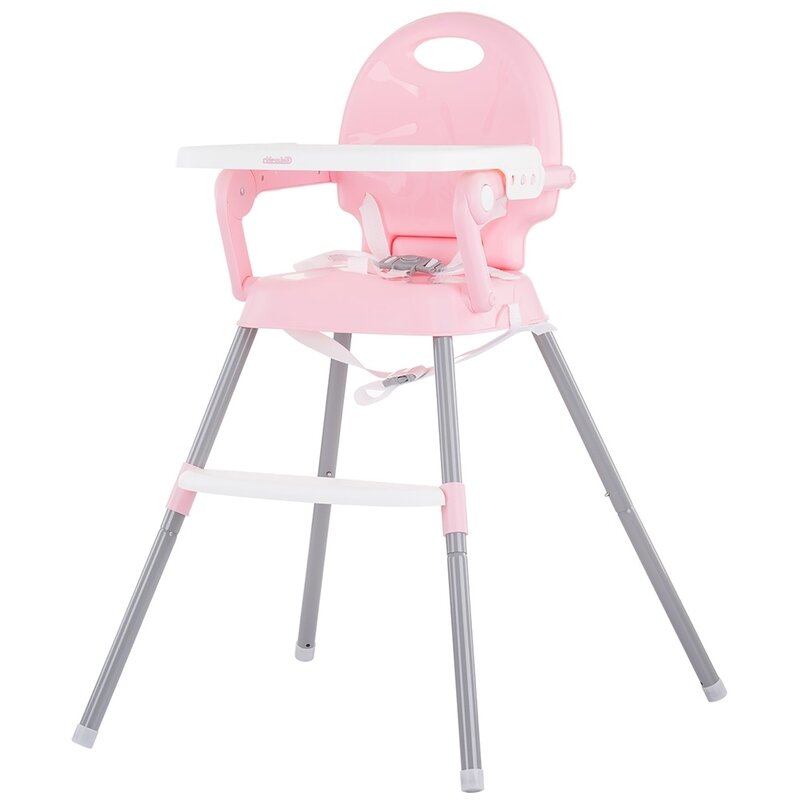 Chipolino - scaun de masa multifunctional bonbon, 3 in 1, roz
