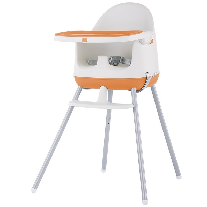 Chipolino - scaun de masa multifunctional pudding 3 in 1, portocaliu