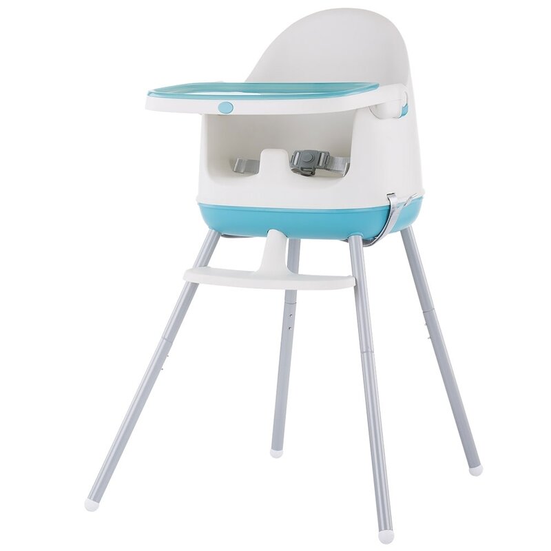Chipolino - scaun de masa multifunctional pudding 3 in 1 peony, albastru