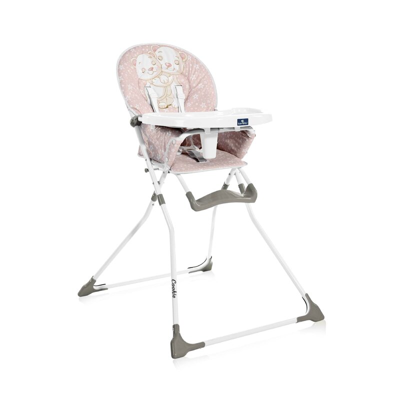 Lorelli - scaun de masa fix cookie pliabil bears, gri