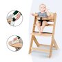 Scaun de masa, KinderKraft, 3 in 1, Transformabil, Cu tavita, Cu suport picioare, Pana in 35 Kg, Alb - 8