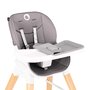 Scaun de masa, Lionelo, Mona, 4 in 1, Transformabil, Reglabil in inaltime in 3 pozitii, Conform cu standardele europene de securitate EN14988, EN16120, Stone, Resigilat - 7