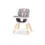 Scaun de masa, Lionelo, Mona, 4 in 1, Transformabil, Reglabil in inaltime in 3 pozitii, Conform cu standardele europene de securitate EN14988, EN16120, Stone, Resigilat - 8