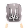 Scaun de masa, Lionelo, Mona, 4 in 1, Transformabil, Reglabil in inaltime in 3 pozitii, Conform cu standardele europene de securitate EN14988, EN16120, Stone, Resigilat - 15
