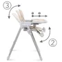 Scaun de masa multifunctional Kidwell BENO - Beige - 4