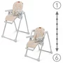 Scaun de masa multifunctional Kidwell BENO - Beige - 7