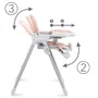 Scaun de masa multifunctional Kidwell BENO - Pink - 4