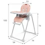 Scaun de masa multifunctional Kidwell BENO - Pink - 9