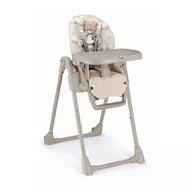 Scaun de Masa Multifunctional pentru Bebelusi si Copii, CAM   Pappananna, Inaltime Ajustabila, Varsta 6-36 luni, Pliabil, Centura de Siguranta in 5 Puncte, Depozitare, Bej