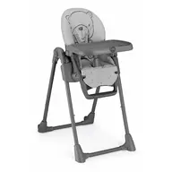 Scaun de Masa Multifunctional pentru Bebelusi si Copii, CAM   Pappananna, Inaltime Ajustabila, Varsta 6-36 luni, Pliabil, Centura de Siguranta in 5 Puncte, Depozitare, Gri