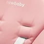 Scaun de masa, New Baby, Muka, Pliabil, Pana la 15 kg, Reglabil pe inaltime in 5 trepte, Reglare suport pentru picioare in 3 trepte, 6-36 luni, Dusty Pink - 5