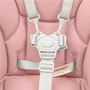 Scaun de masa, New Baby, Muka, Pliabil, Pana la 15 kg, Reglabil pe inaltime in 5 trepte, Reglare suport pentru picioare in 3 trepte, 6-36 luni, Dusty Pink - 8
