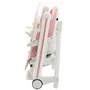 Scaun de masa, New Baby, Muka, Pliabil, Pana la 15 kg, Reglabil pe inaltime in 5 trepte, Reglare suport pentru picioare in 3 trepte, 6-36 luni, Dusty Pink - 13