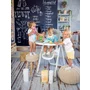 Scaun de masa, Party, reglabil, cadru aluminiu, Mellow Rose Leather - 2